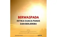 Pahang Sultan, Tengku Ampuan advise public to be cautious during hot weather, haze