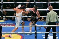 Boxing-Taylor beats Pili by unanimous decision to bow out as undisputed champion