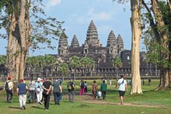 Cambodia's international visitors down 46% in first seven months