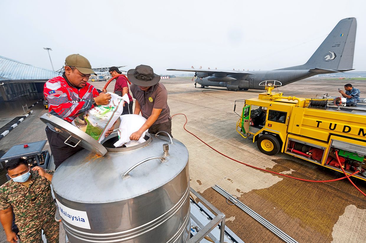 Drying dam prompts S’wak cloud seeding