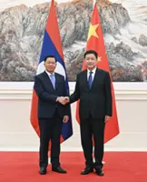 China's police chief meets with Lao, Uzbekistani officials