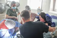 On a Kyiv maternity ward, babies are born during air raids
