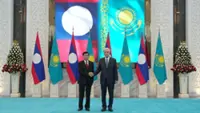 Lao, Kazakhstani Presidents hold historic talks, agree to deepen ties