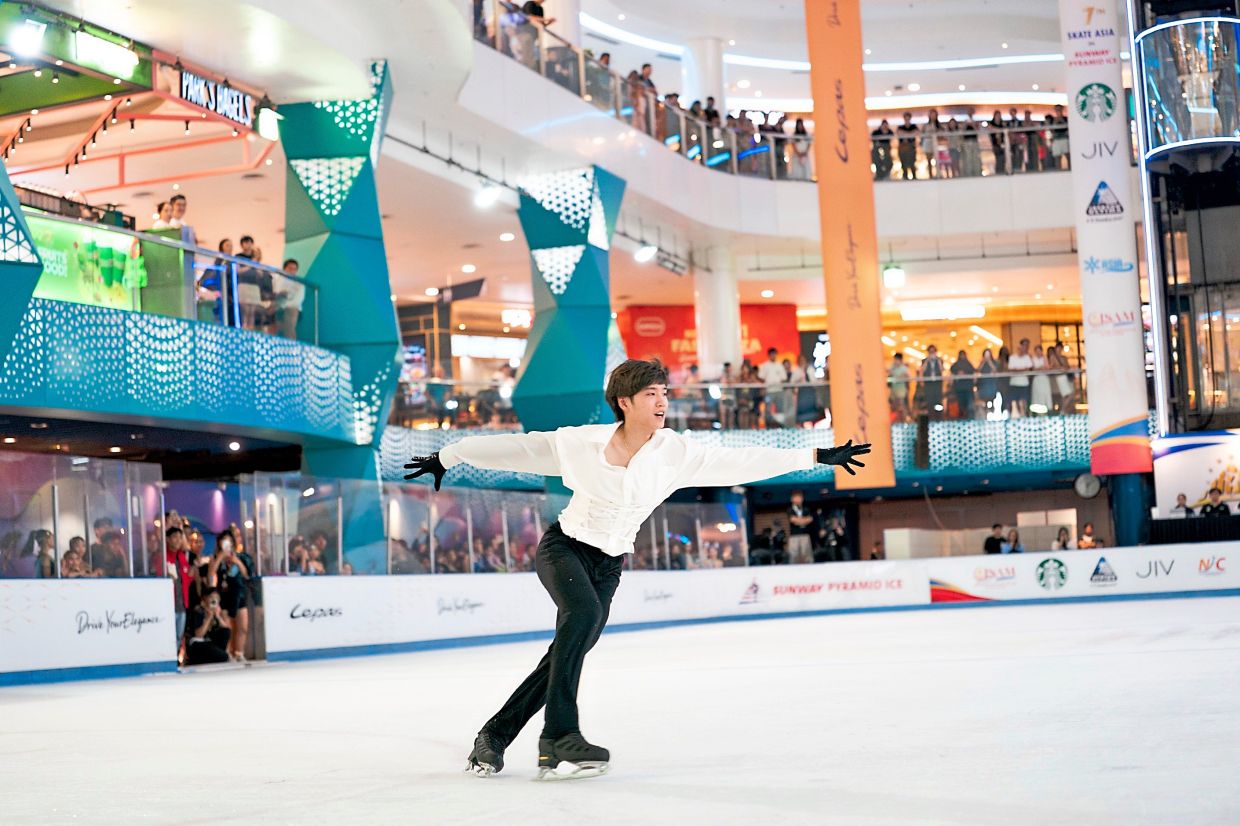 Fang takes centre stage during the opening ceremony.