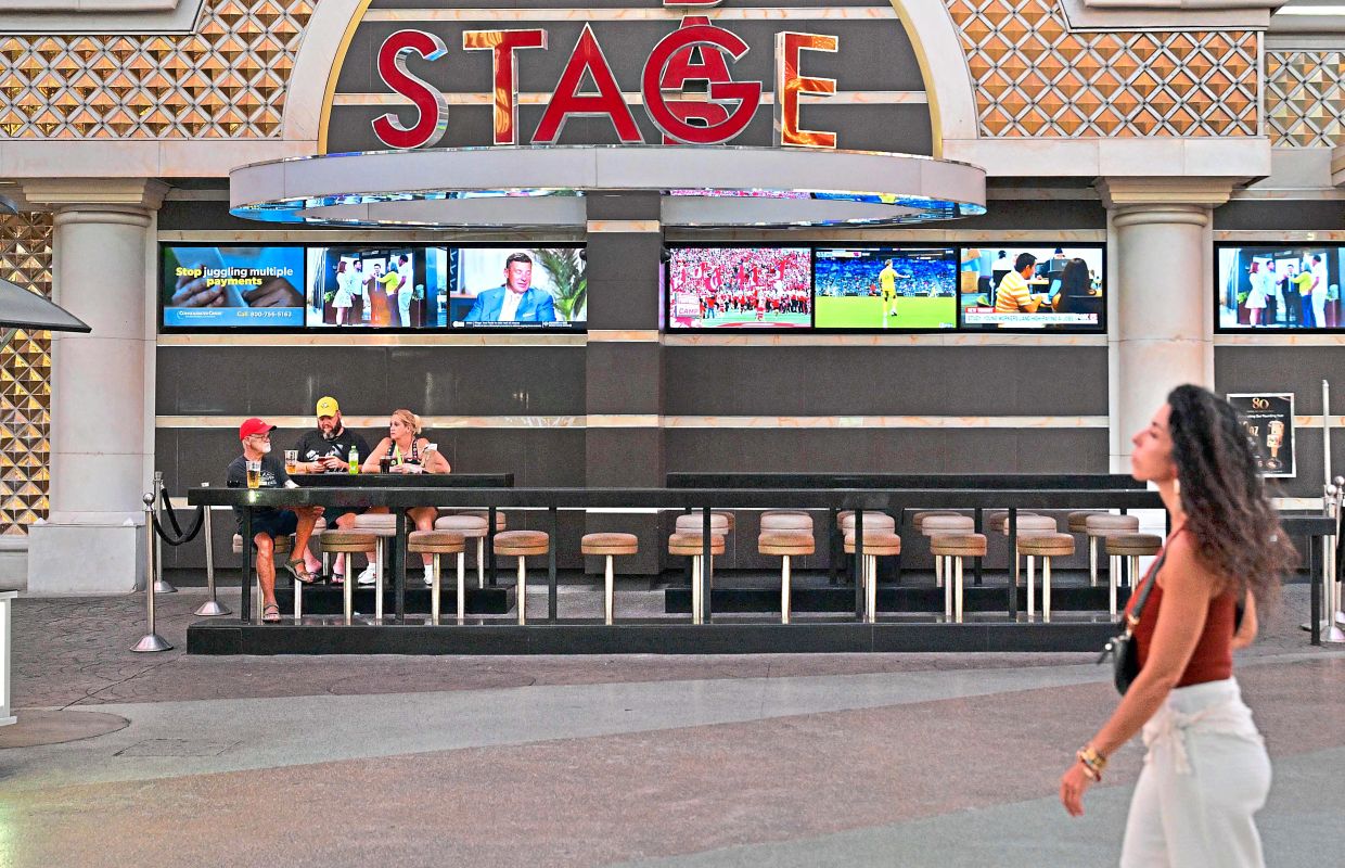 Las Vegas has seen a drop in tourist numbers in the past few months. — AFP