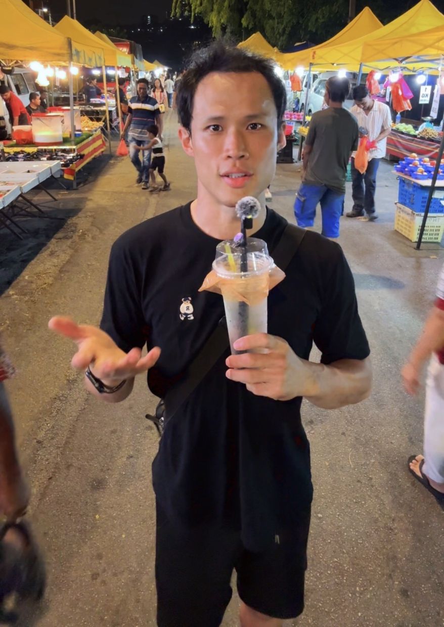 Chew uses social media to share his experiences and raise awareness about Tourette syndrome.