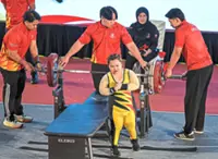 Weighty sacrifice pays off as Bibiana strikes gold and breaks record