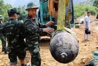 200kg bomb safely relocated, detonated in Vietnam's Phu Tho province