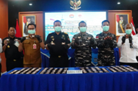 Indonesia Navy thwarts attempt to smuggle 240 etomidate vape cartridges