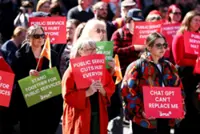 New Zealand public servants walk off job over pay offer