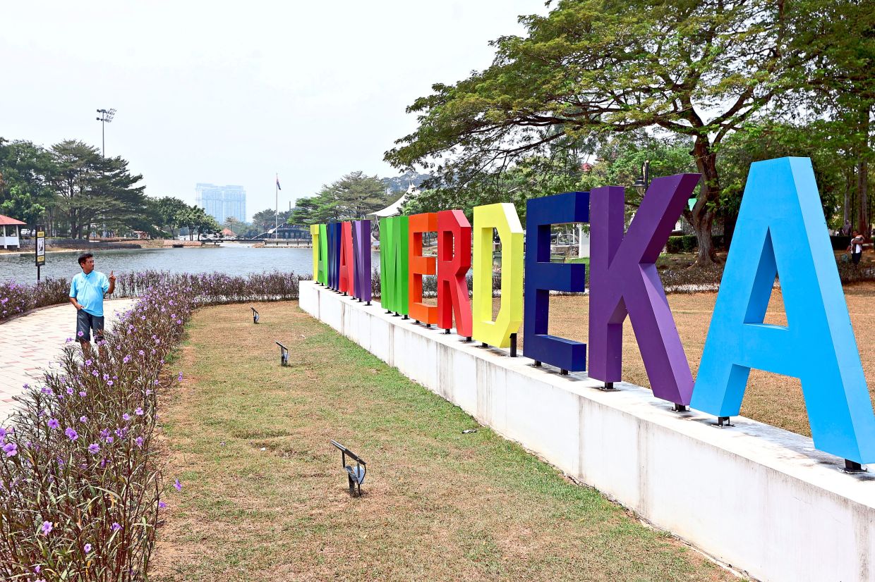 Taman Merdeka in Johor Baru is a popular choice among parkgoers to unwind, exercise or spend time with their families.