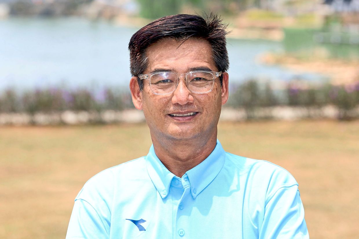 Soh is impressed by the cleanliness and upkeep of Taman Merdeka.