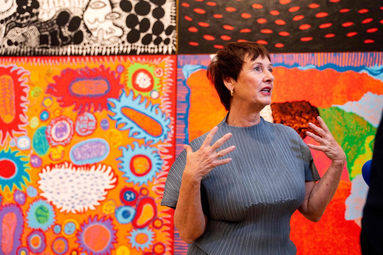 'I think the show will be a highlight for people who do not know the work of Kusama, but also people who've seen her work on several occasions,' said Coelewij. Photo: AFP