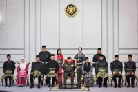 King presents appointment letters to two judges