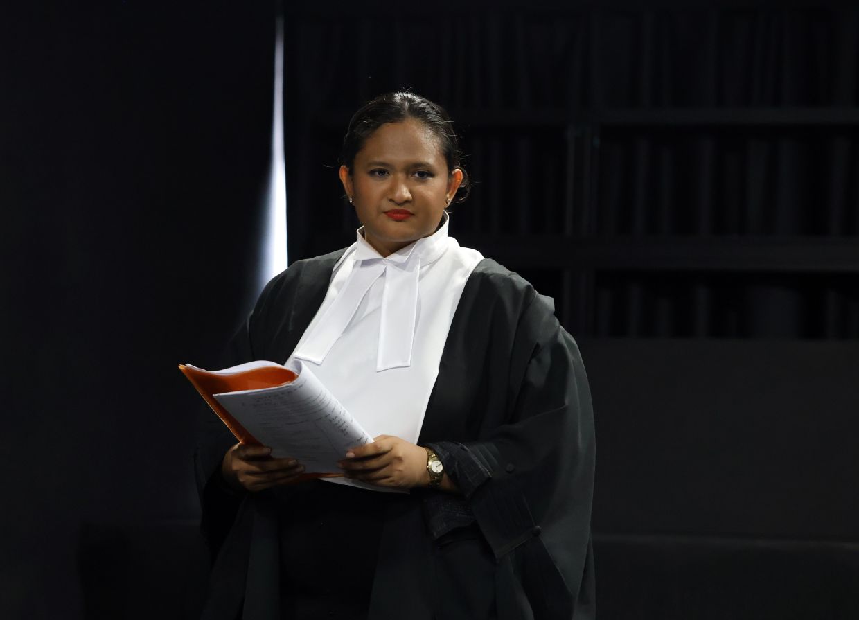 'Susan', starring Ranessa Theyakaraja, is a one-woman dark comedy examining women’s rights, contradictions and society’s expectations of women. Photo: The Star/Chan Tak Kong 
