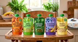 Spouted food pouches not ideal for babies