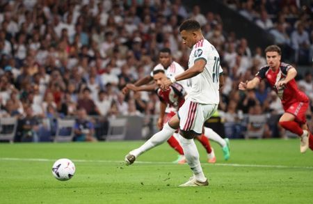 Soccer-Mbappe scores brace as Real Madrid secure routine victory over Rayo Vallecano
