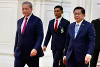Myanmar President, Cambodian PM hold bilateral meeting
