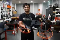 A toy helicopter piqued this Singapore teen's interest. Now he’s building drones