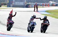 Motorcycling-Marquez seizes championship lead with San Marino win after Bezzecchi crash