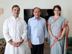 PM Anwar meets India opposition leader Rahul Gandhi over breakfast in New Delhi