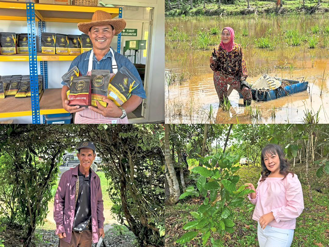 A combo photo of the Lun Bawang community, whose way of life is shaped by land, cooperation and tradition.