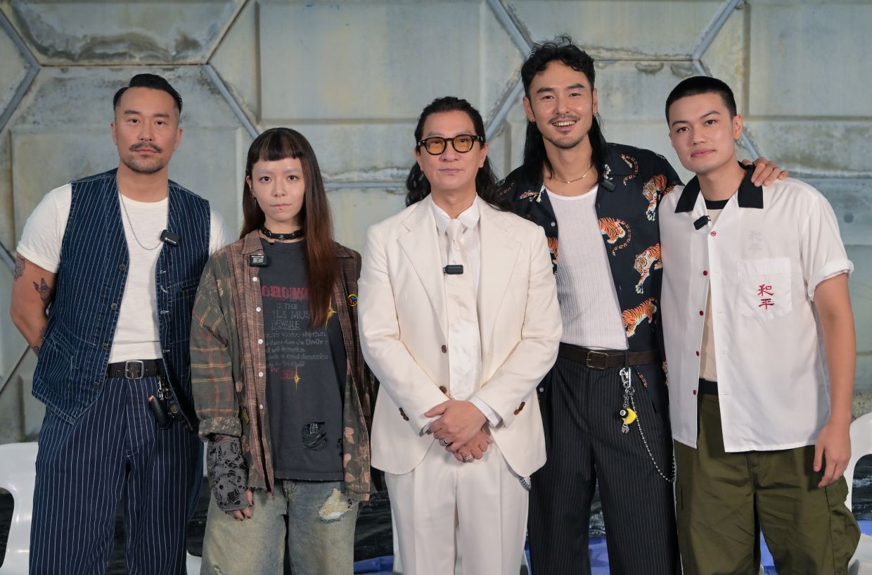(From left) Chang, Sung, Cheung, Juan and Liu have all grown close after working together on the film.
