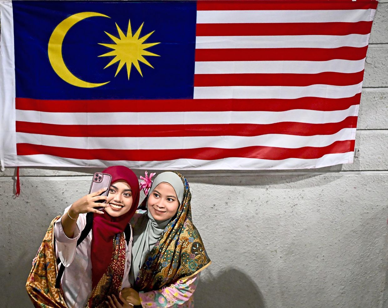 Keretapi Sarong turns trains and public spaces into a colourful celebration of Malaysia’s diversity. Photo: The Star/Raja Faisal Hishan