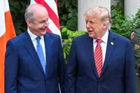 Trump reiterates support for united Ireland, says won't talk about Scotland 'yet'