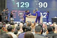 Trauma teams race to save ‘patient’