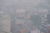 Thick haze disrupts flights on Indonesia's Borneo island; Poor visibility also hampers firefighting efforts