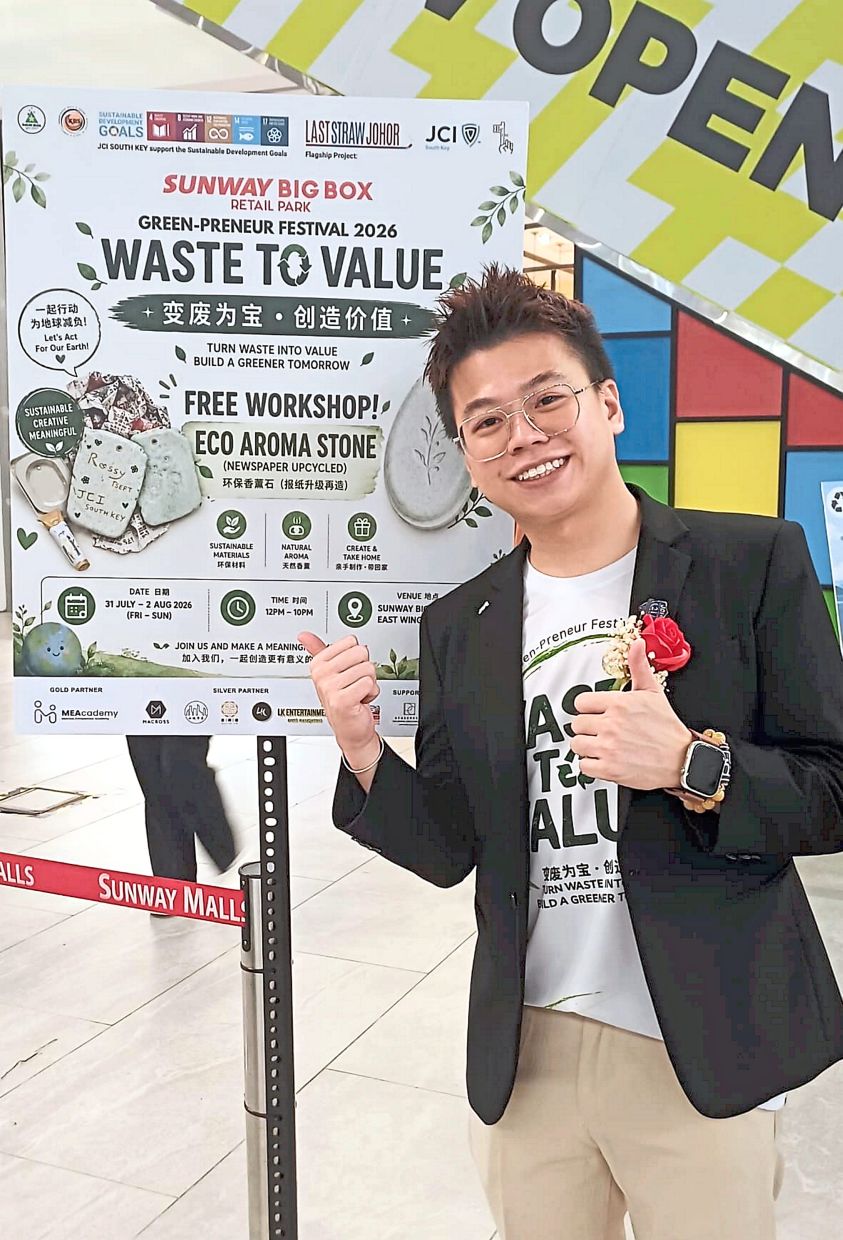 Tan promoted the Waste to Value 2.0 initiative during the festival.