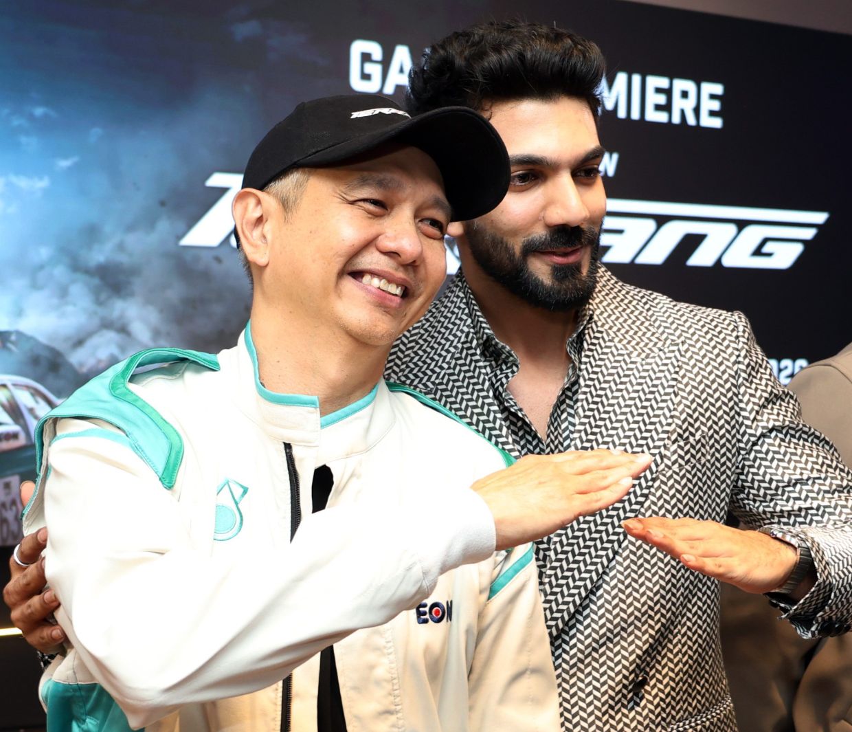 Chiu (left) was impressed by the emotional depth Irfan brought to his role. Photo: CHAN TAK KONG/The Star