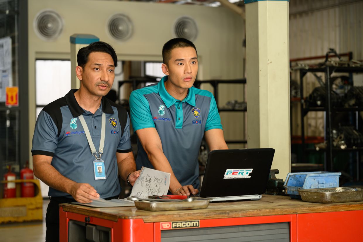 'Terbang' features a diverse cast, including Zizan Razak (left) and Jack Tan. Photo: Handout