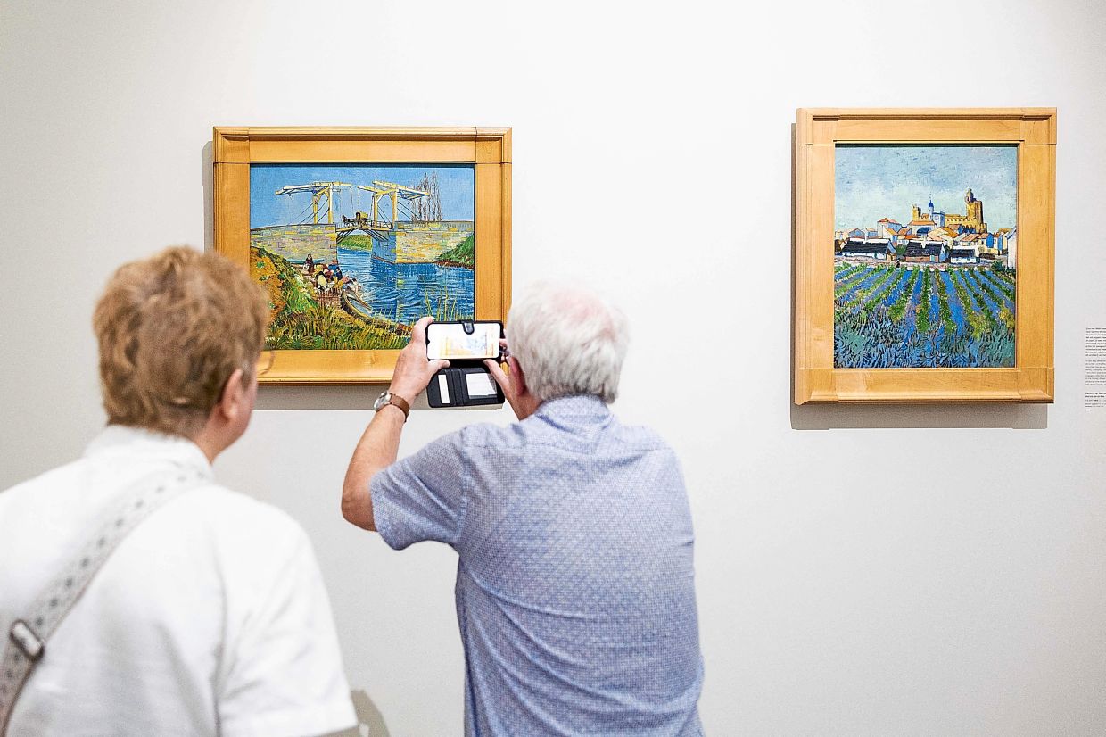 Most of the works acquired in the exhibition were acquired by the museum's founder Helene Kroller-Muller between 1908 and 1930. Photo: AFP