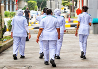 Nurses still waiting for uniforms