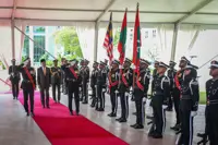 PM accorded official welcome in Maldives
