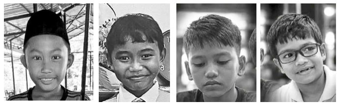 Gone too soon: (From left) Muhammad Zafril Arsyad, Muhammad Iman Nuruddin, Muhammad Aeril Aziz and Muhammad Arif Naufan. — ZHAFARAN NASIB/The Star