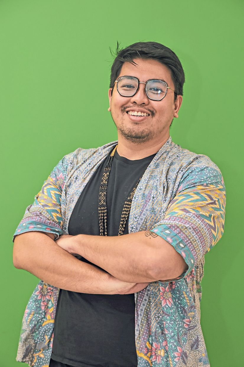 ‘I sometimes question why I’m telling these stories in KL rather than at home. But I’ve come to see that they need to be told both at their origin and beyond it – to be seen and acknowledged,’ says Louis. Photo: The Star/Azman Ghani