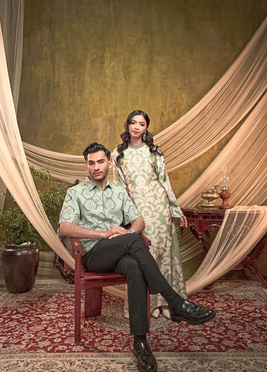 The multicultural environment Tom grew up in continues to inform her work, particularly her interest in the textiles and weaving traditions. — Tom Abang Saufi