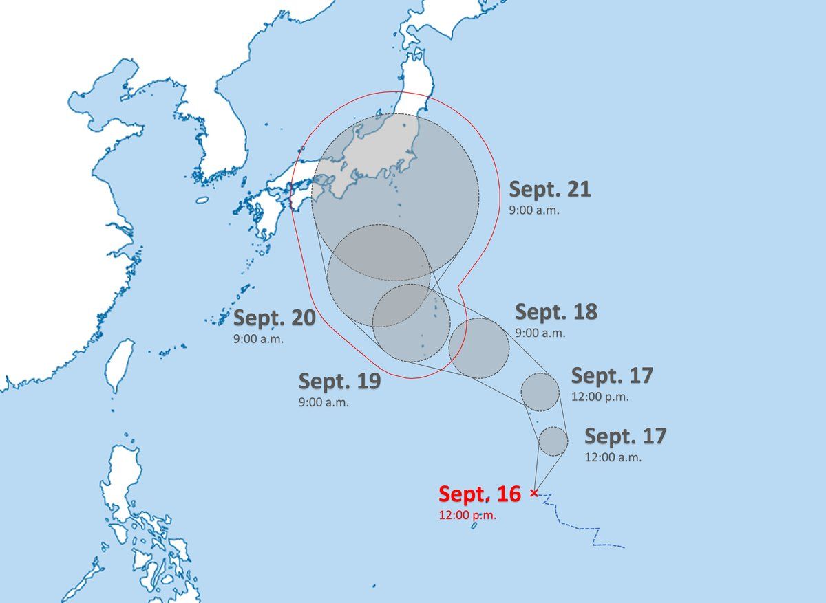 本周六，正值银禧周期间，台风将逼近日本本岛。