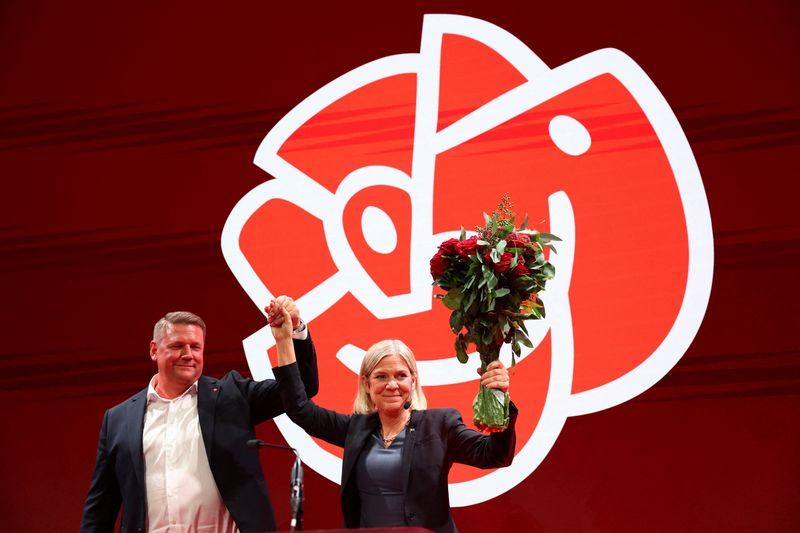 Sweden's centre-left opposition maintains election lead as count nears end