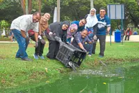 Kelana Jaya lakes stocked for fishing competition
