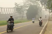 Indonesia's choking wildfire, haze worsen breathing woes on Borneo