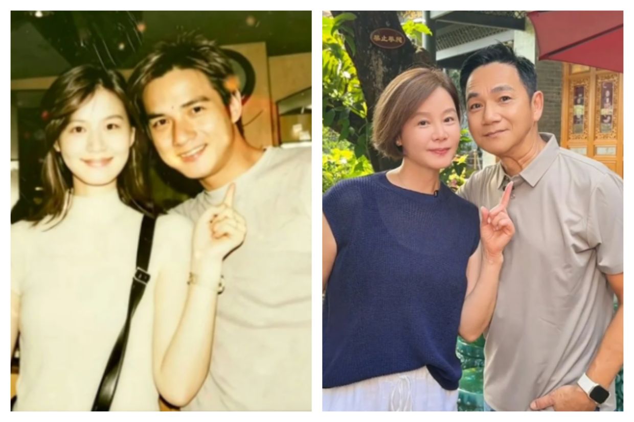 前TVB艺人乐建国26年后与妻子重现初次约会照片