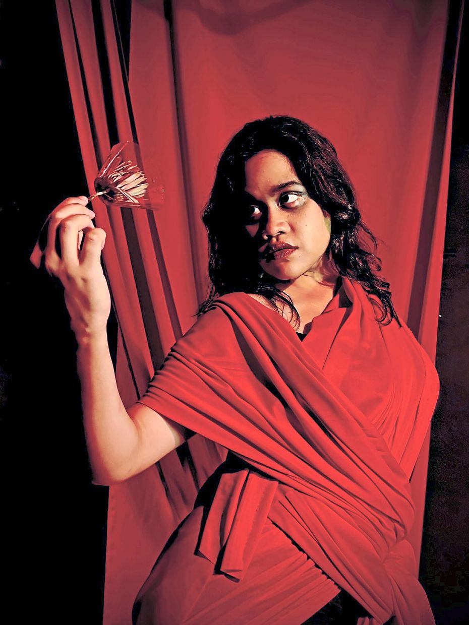 Actor Amaliyna is part of the six-member cast of 'Socrates In D# Minor'. Photo: EJKLS Seni