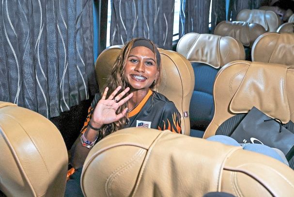 Anderer Trainingsweg, aber Shereen ist bereit, Japan zu rocken
