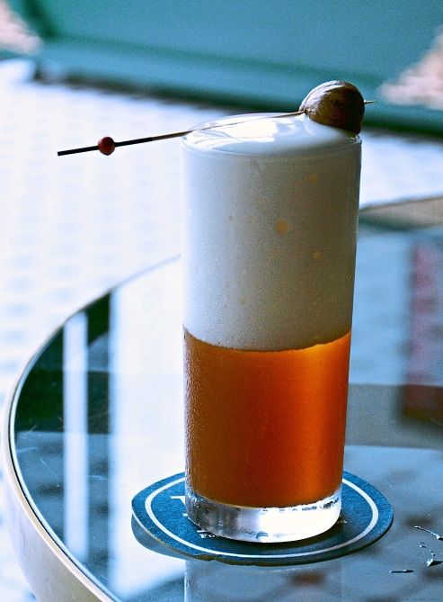Kuri Nocturne is made with Martell Noblige, coffee liqueur and chestnut syrup