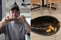 Singaporean actor Thomas Ong’s friend finds cockroach in meal at JB restaurant