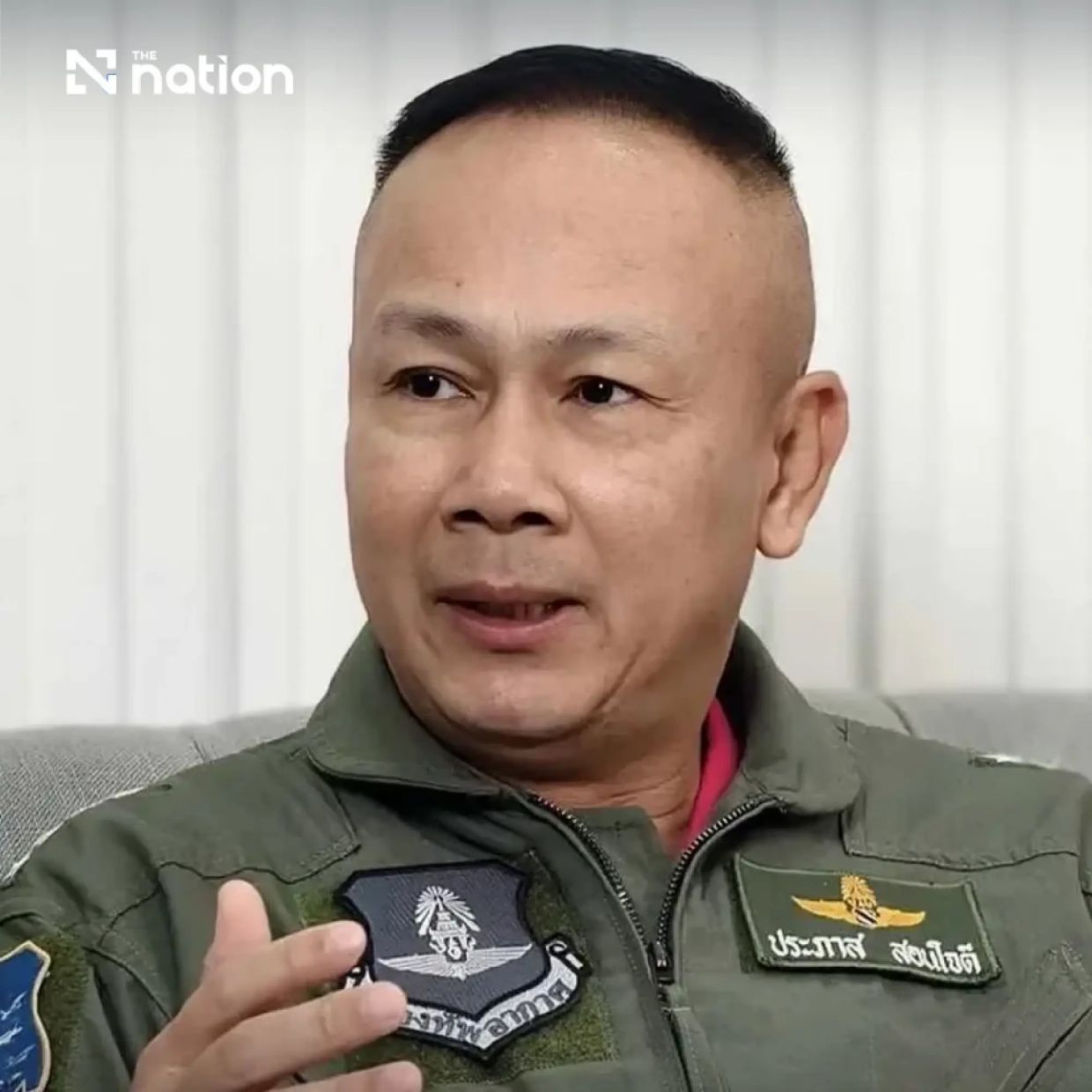 ACM Prapas Sornchaidee, director of the Joint Information Centre on the Thailand-Cambodia Situation (JIC). - Photo: The Nation/ANN